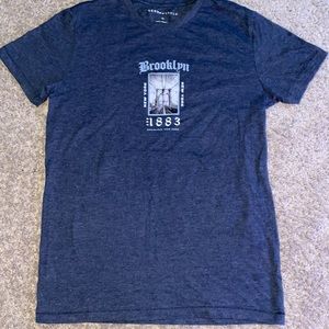 Aeropostal Brooklyn New York Blue Tee Shirt (Size Medium Men)